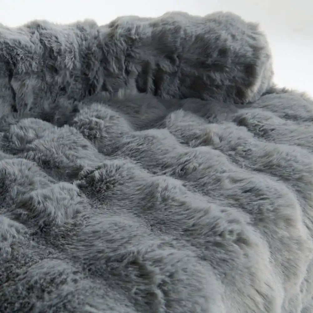 Calming Fluffy Couch Cover Dog Beds