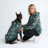 The Germany Dog Hoodie - Dark Green