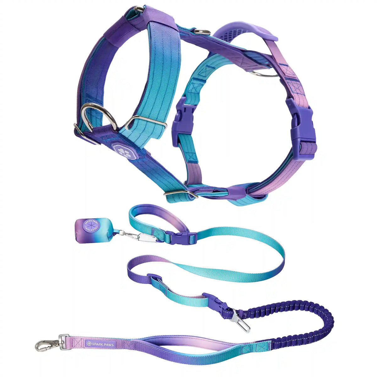 Comfort Control No-Pull Dog Harness and Multipurpose Leash Sets