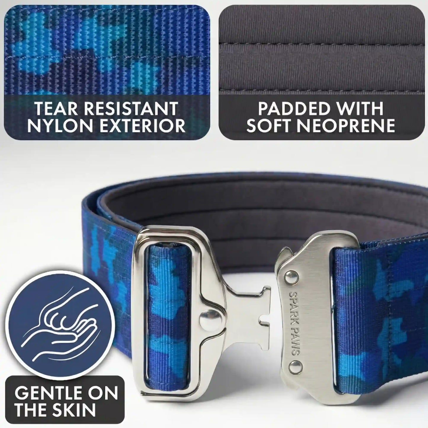 Comfort Control Collar Set - Blue Camo