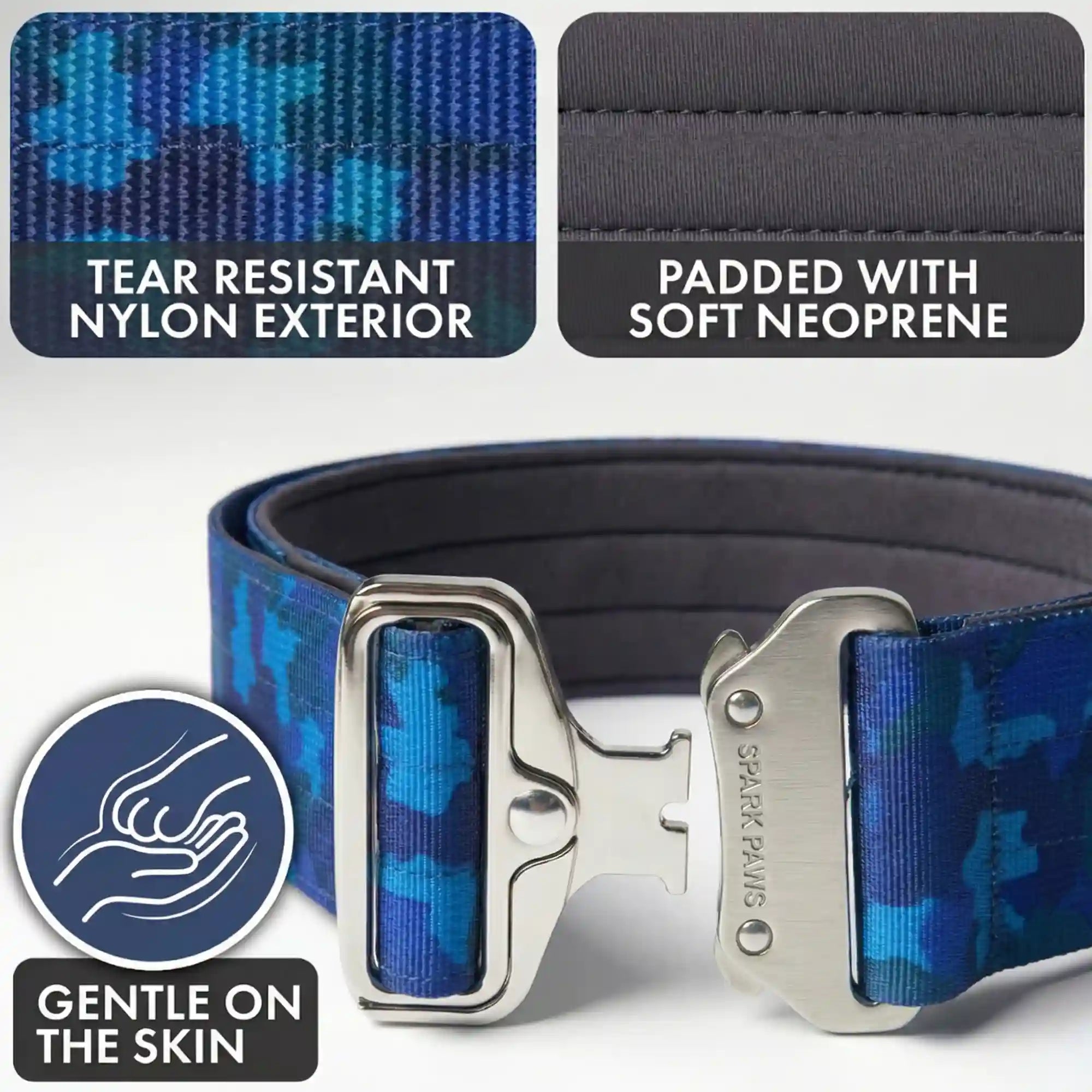 Comfort Control Collar Set - Blue Camo