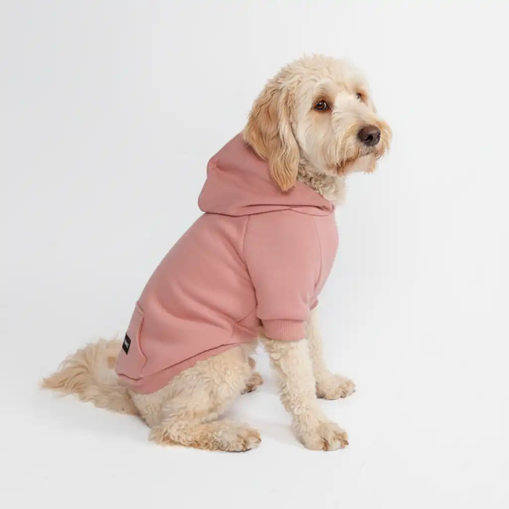 Essential Dog Hoodie - Dusty Pink