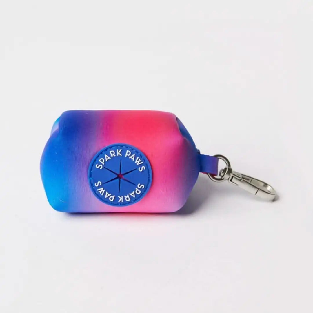 Leash and Poop Bag Holder Set - Snow Cone