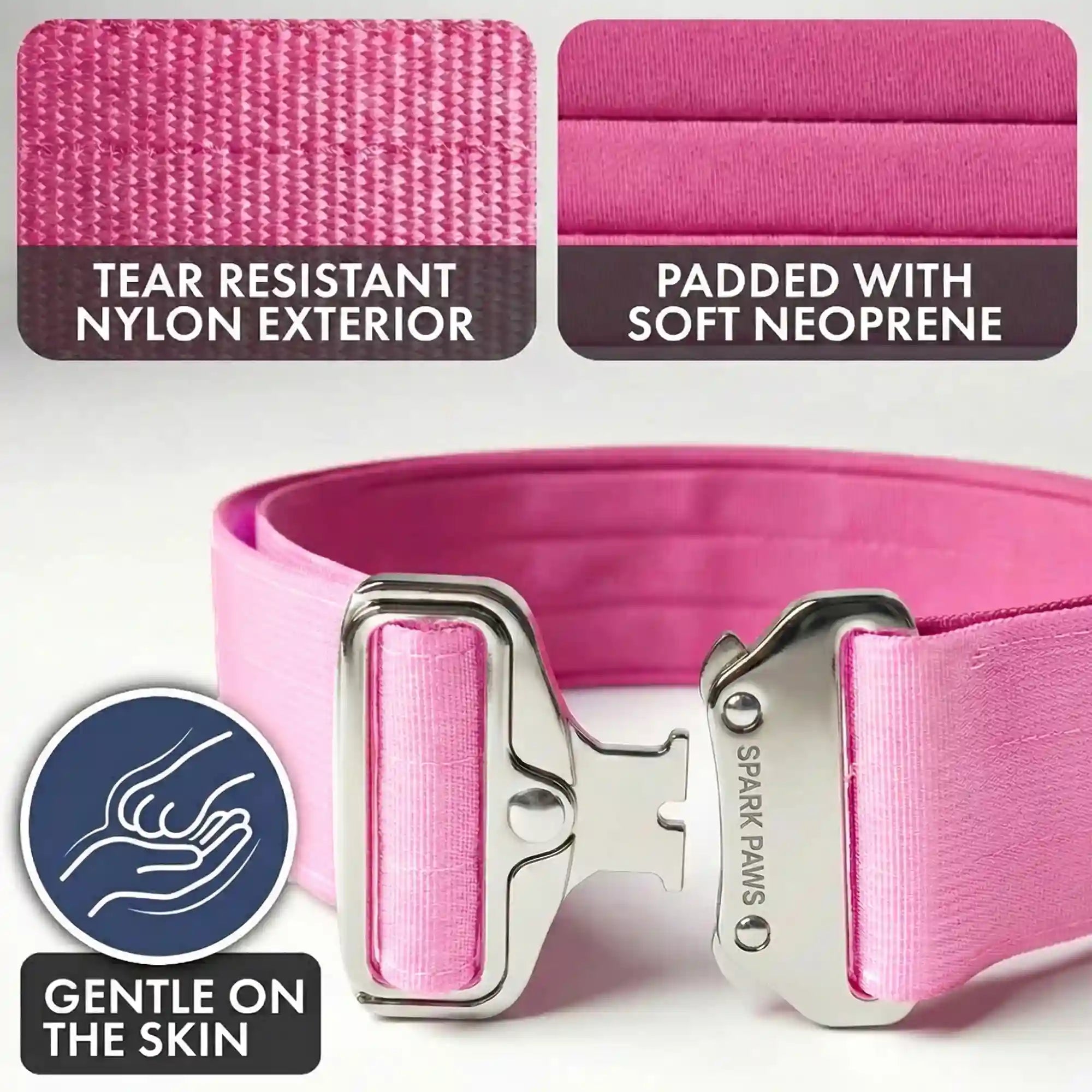 Comfort Control Collar and Multipurpose Leash Set - Pink