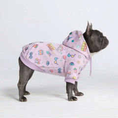 Good Vibes Dog Hoodie - Purple