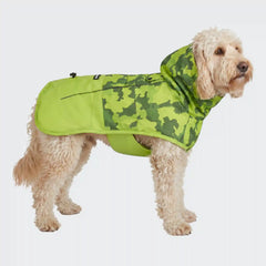 Breatheshield™ Dog Raincoat - Camo Lime