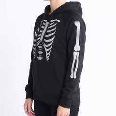 Halloween Human Hoodie - Reflective Skeleton (2)