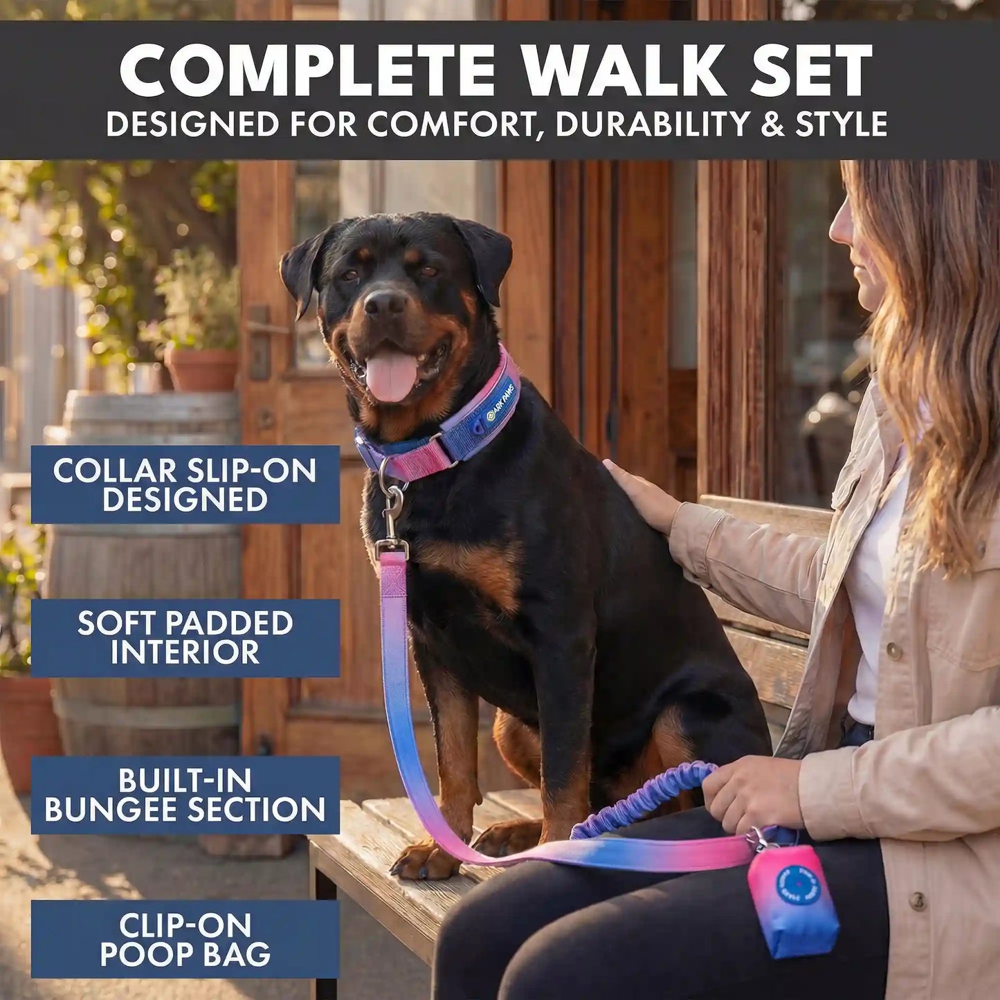 Martingale Collar and Multipurpose Leash Sets