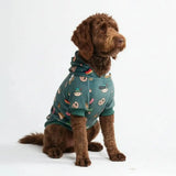 The Germany Dog Hoodie - Dark Green