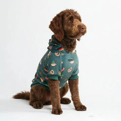 The Germany Dog Hoodie - Dark Green