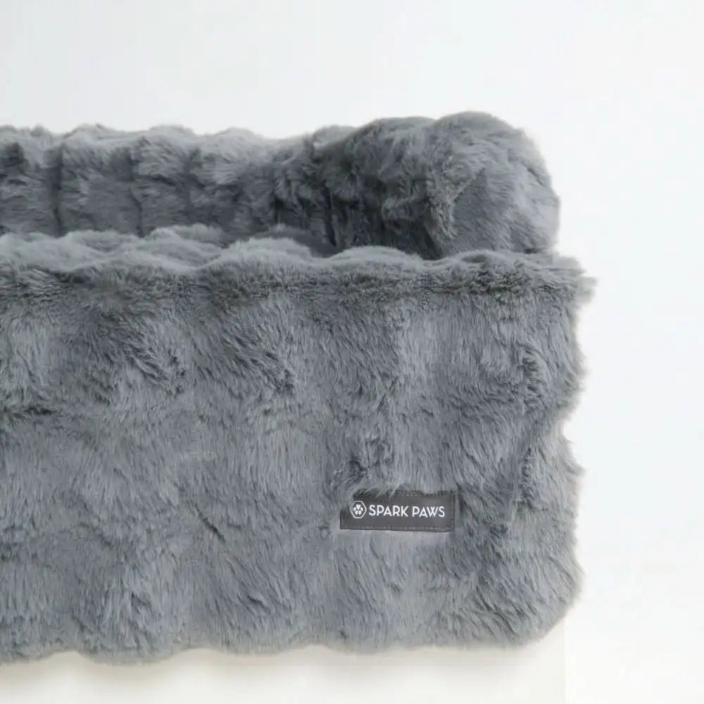 Calming Fluffy Couch Cover Dog Beds
