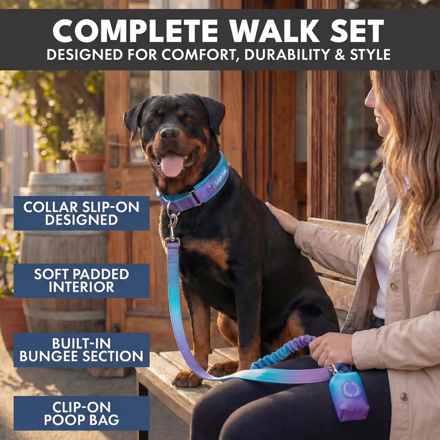 Martingale Collar and Multipurpose Leash Sets